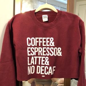 Gym Meme Wear cropped sweatshirt